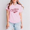 Christmas Crew Cursive - Women's Short Sleeve Graphic T-Shirt - 3 of 4