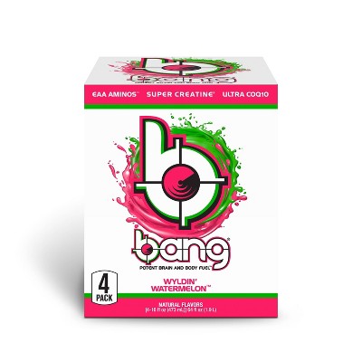 BANG Wyldin' Watermelon Energy Drink - 4pk/16 fl oz Can