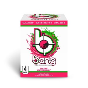 BANG Wyldin' Watermelon Energy Drink - 4pk/16 fl oz Can - 1 of 1