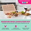 SubSafe Charcuterie Safe - BPA-Free Charcuterie Board with Lid & Handle, Portable Snack Tray with Dividers, Mini Containers & Cheese Knife - 2 of 4