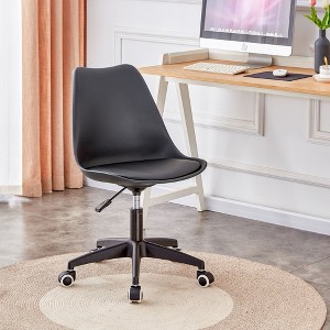 NicBex Home Office Chair with Adjustable Height Modern Rotatable Engineering Plastic Computer Chair with 5 Wheels for Office, Study, Bedroom - 1 of 4