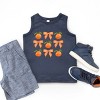 The Juniper Shop Coquette Oranges Chart Youth Tank Top - L - Navy - 3 of 4