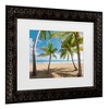 Trademark Fine Art - Stefan Hefele  Palmy Beach II Matted Framed Art - 3 of 4