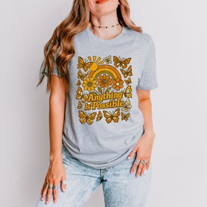 Simply Sage Market Anything Is Possible Daisies Short Sleeve Tee - 1 of 4