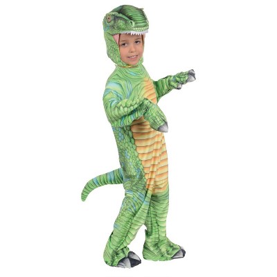 Baby Green T-Rex Printed Halloween Costume 6-12M