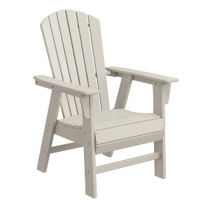 WestinTrends Outdoor Patio Shell-back Adirondack Dining Chair Weather Resistant - 1 of 4