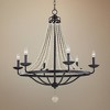 Generation Lighting Nori 32 1/2" Wide Zinc Beaded 6-Light Chandelier - 2 of 4
