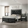 NicBex Nightstand with 2 Drawers,1pc Side Table with Metal Pulls and Wood Legs,Bedside Table for Bedroom,Living Room - 2 of 4