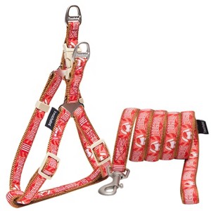 Touchdog  'Funny Bone' Tough Stitched Dog Harness and Leash - 1 of 3