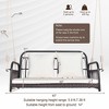 Tangkula Wicker Porch Swing 2-Person Outdoor Patio Hanging Chair w/ Cushions Mix Brown - 3 of 4