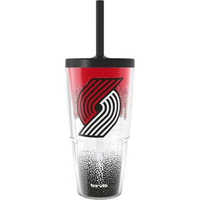 NBA Portland Trail Blazers All Over Classic Tumbler with Straw Lid - 24oz