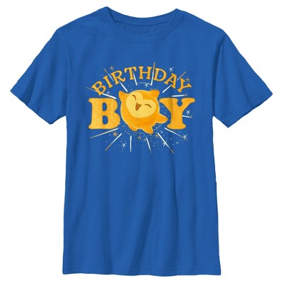 Boy's Disney Wish Star Birthday Boy T-shirt - Royal Blue - Medium : Target