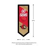 Evergreen Ultra-Thin Glazelight LED Wall Decor, Pennant, Ottawa Senators- 9 x 23 Inches Made In USA - 2 of 4
