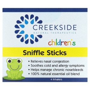 Creekside Natural Therapeutics Children's Sniffle Sticks, 4 Inhalers - 1 of 3