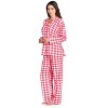Casual Nights Women's Long Sleeve Rayon Button Down Pajama Set - 2 of 4