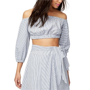 Rachel Roy Womens Crop Peasant Blouse - 1 of 1