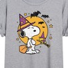 Women's - Peanuts - Snoopy Woodstock Witchcraft Oversized Graphic T-Shirt - 2 of 4