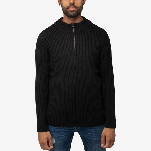 Ribbed quarter zip hot sale