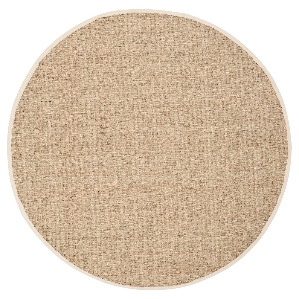 Natural Fiber Rug - Natural/Ivory - (6'x6' Round) - Safavieh