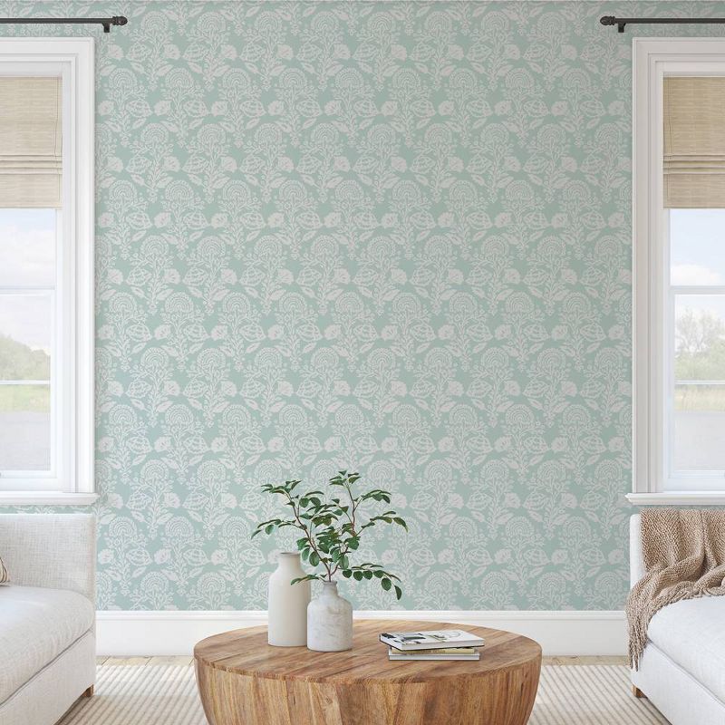  Tempaper Peel and Stick Wallpaper Floral Damask, 3 of 6