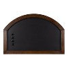 Kate and Laurel Haldron Framed Magnetic Chalkboard, 36x24, Walnut Brown - 4 of 4