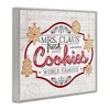 Stupell Industries Vintage Mrs. Claus Cookies Sign Framed Giclee Art - 2 of 4