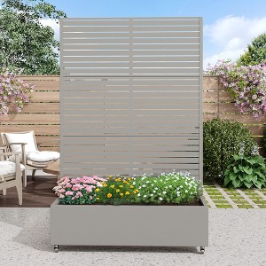PexFix Metal Wall Planter Box with Trellis for Climbing Plants - 1 of 4
