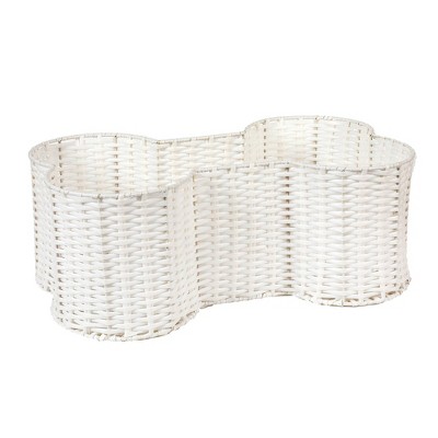 Park Life Designs Loxley Storage Dog Rope Toy Set - White 24"