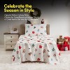 Printed Holiday 4pc Sheet Sets, Easy Care, Soft & Wrinkle-Resistant Holiday Bedding by Sweet Home Collection™ - 4 of 4