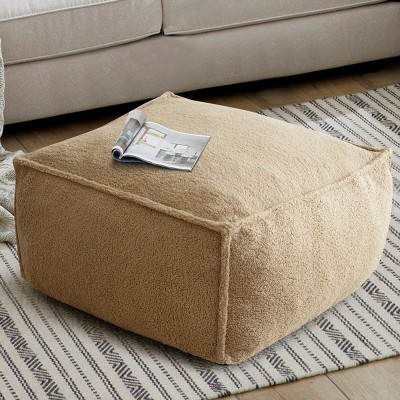 Clearance Sale Boucle Bean Bag Ottoms,Upholstere Bean Bag Chair For Adults and Kids-Tanpinhause