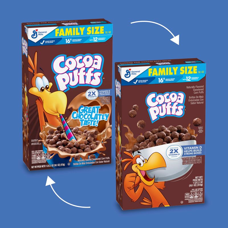 General Mills Family Size Cocoa Puffs Cereal, 3 of 17