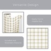 Smart Design Set of 6 12"x10ft Bonded Grip Shelf Liner Khaki Plaid: Non-Adhesive Drawer & Shelf Liners, Classic Pattern - 4 of 4