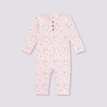 Burt's Bees Baby® Baby Girls' Ribbed Ditsy Petal Jumpsuit