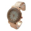 Olivia Pratt Round Face Rhinestone Bezel Bangle Women Watch - 3 of 3