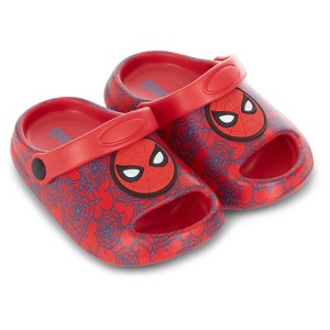 Marvel Spiderman Kids EVA Clog - Molded Open Toe EVA Clog Shoes for Boys & Girls Featuring Spiderman, Captain America, and Ironman - 1 of 4