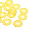 Unique Bargains Plastic DIY Notebook Planner Heart Book Binding Discs 22 Pcs - 4 of 4