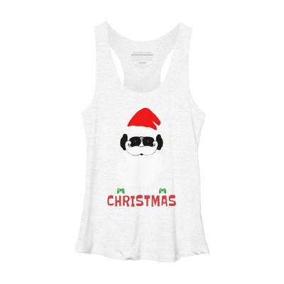 Women's Design By Humans This Is My Christmas Pajama Shirt Gamer Video Game Santa By TELO213 Racerback Tank Top