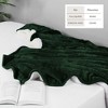 Velvet Plush Blanket with Faux Shearling Reverse - Great Bay Home - 3 of 4