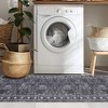 Bordered Machine Washable Area Rugs, Area Rugs for Bedroom, Soft Lightweight Non Slip Indoor Carpet, Living Room Rug - 2 of 4