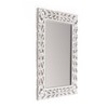 Brewster 24" Calie White Mirror: Farmhouse Style, MDF Frame, No Assembly, Wall Mounted Rectangle Decor - 4 of 4