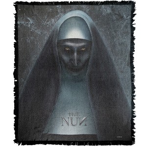 The Nun Poster Blanket 50"x60" Woven Tapestry - 1 of 4