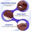 BestMassage Massage Bed Portable 2 Fold Massage Table with Towel Hanger Oil Pouch Half & Round Bolsters - 3 of 4