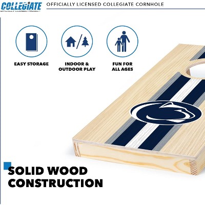 Penn State Nittany Lions 1'x2' Wood Cornhole Set with Bean Bags