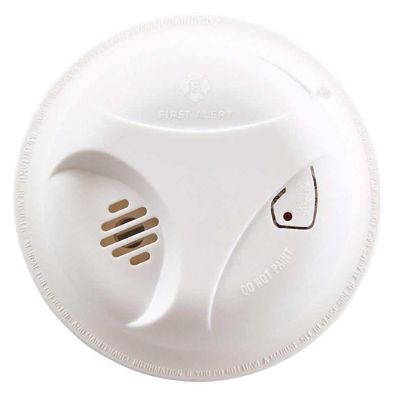 First Alert SAION Battery Powered Smoke Alarm with Hush Button, 3 of 7