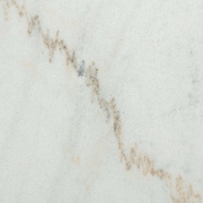 Florentina White Marble and Wood Rectangular Dining Table
