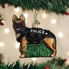 Old World Christmas 3.5 Inch K-9 Dog Ornament Police Force Tree Ornaments - 3 of 3