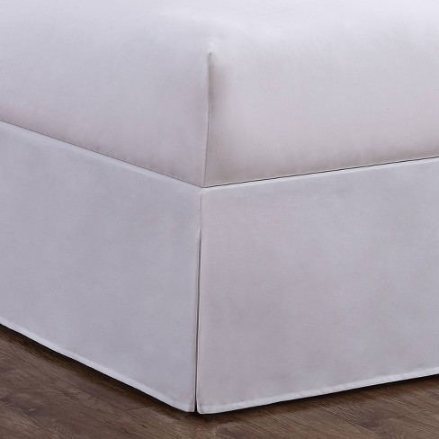 Queen Wrap Around Tailored Bed Skirt, White Queen Bed Skirt