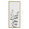 18" x 40" Sylvie Eucalyptus II Gray Soft White Canvas by Creative Bunch - Kate & Laurel All Things Decor - image 2 of 4