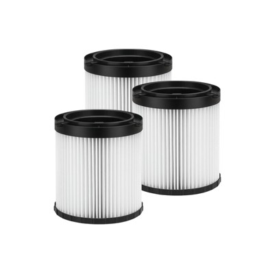 Nispira DC500 HEPA Vacuum Filter for DeWalt Cordless and Corded DC5001H 3 Pack