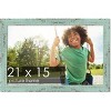 PosterPalooza | Shabby Chic Green Picture Frame - UV Acrylic, Backing Board, Hanging Hardware Included - 2 of 4